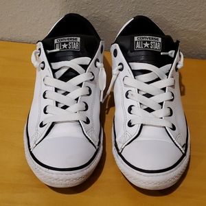 Leather converse